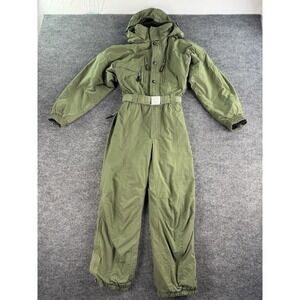 Bogner Ski Suit Men 42 Green One Piece Snowsuit USA Made Dog Sledding Vintage